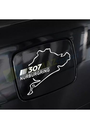 307 Engine Sticker Peugeot 307 Nürburgring Oto Sticker Depo Kapağı Yapıştırma Etiket 15 X ...