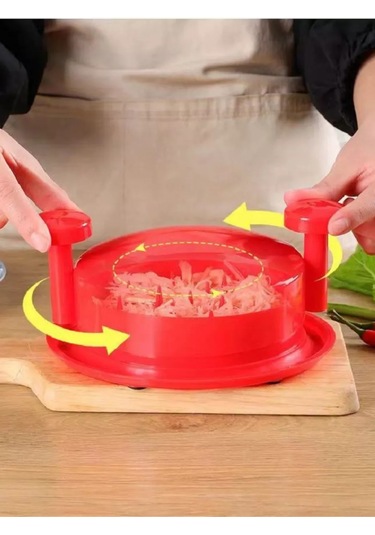 M&gmılagrı Tavuk Fişeli, Sebze Ve Et İçin El Tipi Doğrayıcı Ve Doğrayıcı 204112755 Kırmızı