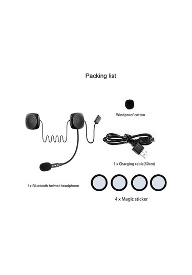 Flybuy Kablosuz Bluetooth Kulaklık, Motosiklet Kaskı Hoparlör, Güvenli Sürüş