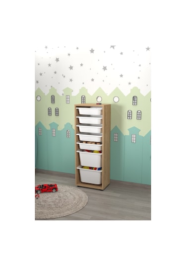 Bofigo 7 Sepetli Dolap Çok Amaçlı Dolap Oyuncak Dolabı Pera Safir Açık Kahverengi Bofigo 7 Sepetli Dolap Çok Amaçlı Dolap Oyuncak Dolabı Pera Safir Açık Kahverengi