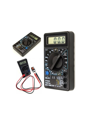 Dijital Avometre Multimetre Ölçü Aleti Akım Voltaj Direnç Ölçer 4172