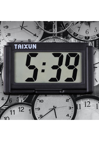 Suntek Mini Araba Saati Kendinden Yapışkanlı Braket Araç