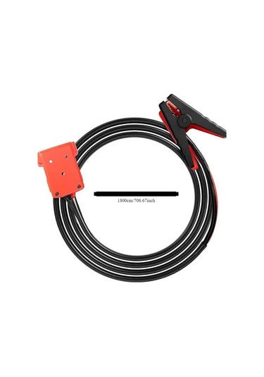 Xuweiwei 80 Heavy Duty Jumper Kabloları 18v Akü Başlatma Kablosu Timsah Klipsli Araç Çalıştırma
