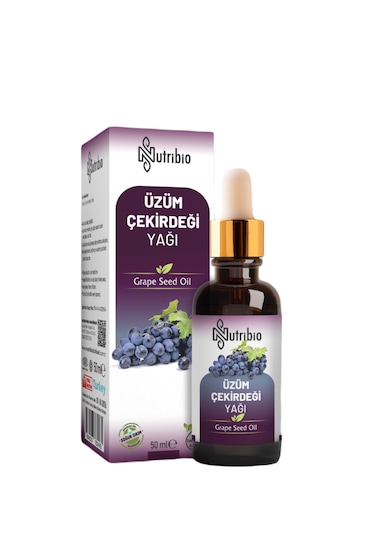 Nutribio Üzüm Çekirdeği Yağı Soğuk Sıkım 50ml 50 ML