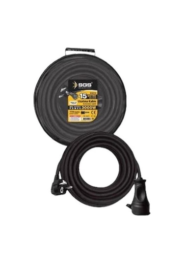 Sgs Uzatma Kablosu 15 Metre 3x1mm Sgs2191