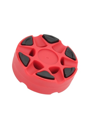 Wezone Plastik Toprak Hokeyi Topu - Yumuşak Kayma, Dayanıklı Malzeme İle Antrenman Ve Yarışmalara Uygun Kırmızı Kırmızı