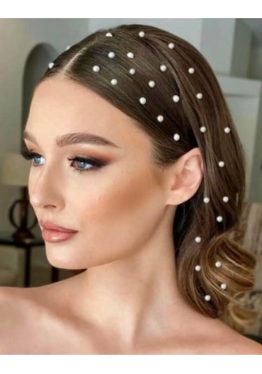 Rbs Saç Yüz Taşı İnci 150 Adetli Krem