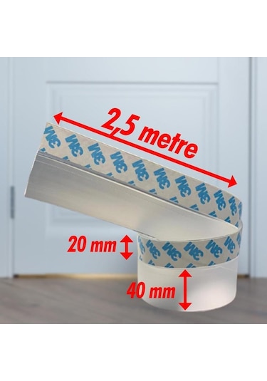 3M Boss Kapı Pencere Izolasyon Bandı Rüzgar Geçirmez Silikon Sızd (472009594)