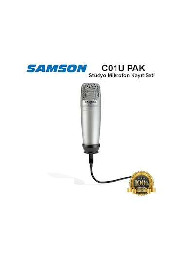 Samson C01u Pak Usb Stüdyo Mikrofon Kayıt Seti