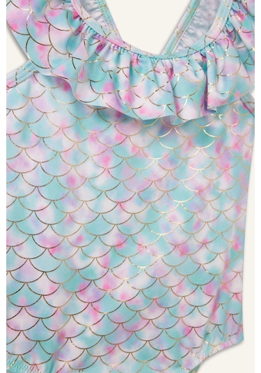 Defacto Kız Bebek Desenli Mayo E1932a525smpr305