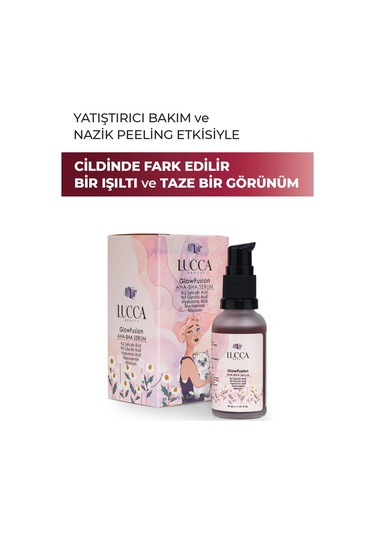 Lucca Beauty Glowfusion Aha-Bha Serum 30 ML