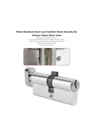 Kilit Silindiri Çok Yönlü Kilit Başparmak Dönüşü Vidalı