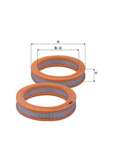 Fil Hpu 4174 Doğan S Slx Şahin S Kartal S Hava Filtresi