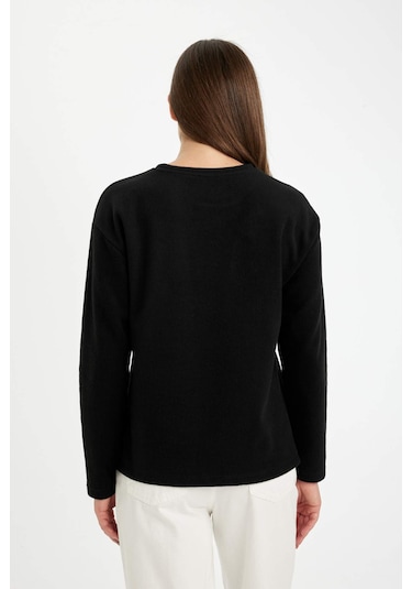 Defacto Regular Fit Bisiklet Yaka Selanik Kumaş Basic Düz Uzun Kollu Tişört D0359AX24AUBK81 Siyah Defacto Regular Fit Bisiklet Yaka Selanik Kumaş Basic Düz Uzun Kollu Tişört D0359AX24AUBK81 Siyah