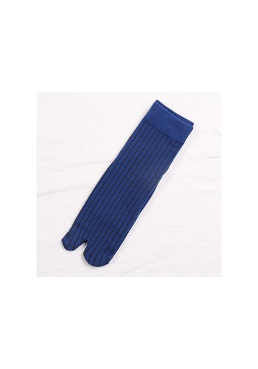 Suntek Elastik Pamuk Tabi Çorap 2 Parmaklı Parmak Arası Terlik Mavi