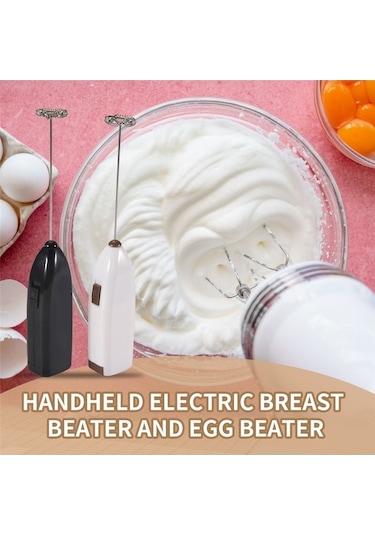 And Adhering To Your Requirements: Ulzyvf Mini Süt Köpürtücü Seti - Elektrikli Çırpıcı Beyaz 2 Adet Beyaz - Siyah