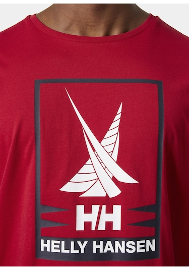 Helly Hansen Shoreline 2.0 Erkek T-shirt-27995-kırmızı Kırmızı