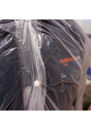 Master 507085 Şeffaf Tek Kullanımlık Naylon Yağmurluk Çıt Çıtlı