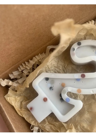 Happy Moments Shop Şık Pastalar İçin Rakam Şekilli Mum 316160408 Diğer