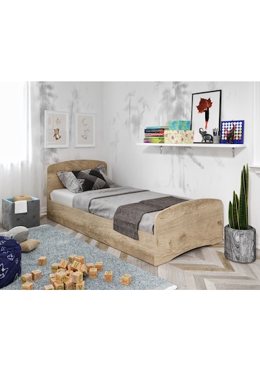 Soft Tek Kişilik Mdf Karyola - 90 x 190 CM Yataklarla Uyumlu
