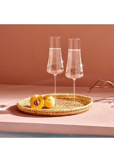 Nude Stem Zero Volcano 32261 Şampanya Kadehi 300 Cc 2 Li Set