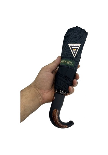 April A-226g A8 Baston Sap 10 Telli Tam Otomatik Şemsiye Siyah