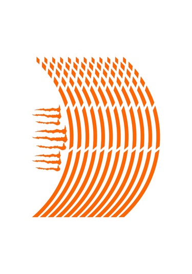 Reflektör Universal Kesik Jant Şeridi F.Turuncu N11.22760