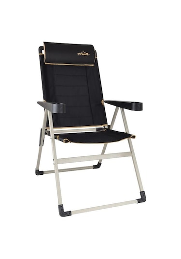 Nurgaz Campout Katlanır Lux Sandalye - Siyah