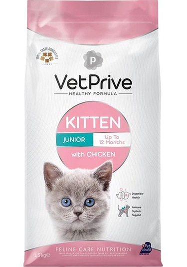 Tavuk Etli Yavru Kedi Maması 1,5 Kg
