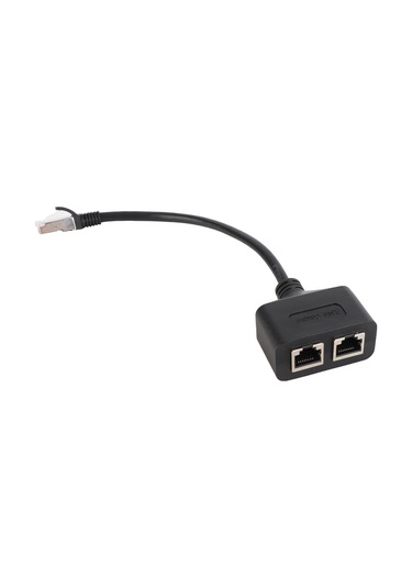 Fosenze Cat7 Rj45 Ethernet Çevirici: 1 Erkek 2 Dişi Bağlantı, Altın Kaplı Çekirdek, Ev Ve Ofis Ağları İçin Hızlı Erişim Adaptörü