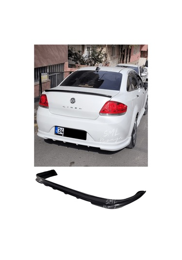 Fiat Linea Makyajsız Kasa 2007-2012 Arka Ek-Difüzör (Plastik)