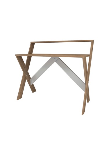 X Ayaklı Ders Çalışma Masası Bilgisayar Masası 50x90 Cm Çam