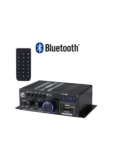 Yaozixa 12v Otomobil Ve Ev İçin Bluetooth Ak380 Güçlendirici - Yüksek Kaliteli, Dayanıklı, Kolay Kurulumlu