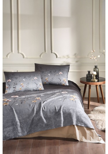 Özdilek Ramas Secas Tek Kişilik Nevresim Takımı Gri Gri