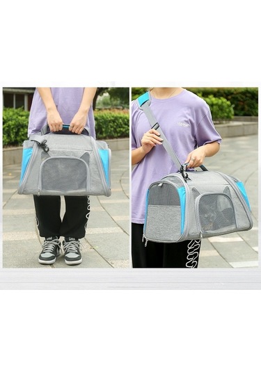 Lıcorıce Büyük Kapasiteli Nefes Alabilen Evcil Hayvan Gezi Çantası