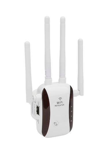 Lemestar Wifi Repeater Gt300 300mbps: Ağ Genişletici, 4 Antenli, 2.4ghz, Ap/relay Modları, 100-240v, Abd Standardı, Ev/ofis Kullanıma Uygun
