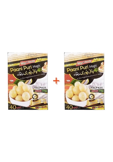 Yelpaze Hint Pani Puri Çıtır Hamur Topları 2 x 150 G