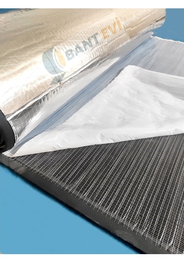 Bant Evi Alüminyum Folyolu Kauçuk İzolasyon Yapışkanlı 13 MM 16.8 M2
