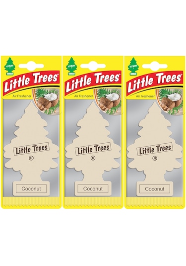 Little Trees Oto Kokusu 3'Lü Hindistan Cevizi