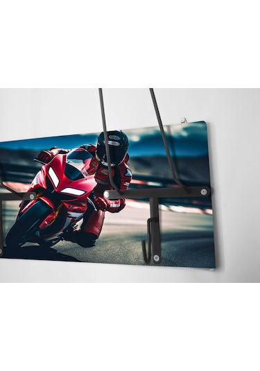 Özel Fotoğraflı Kask Askısı, Motorcu Kask Askısı, Personalv26