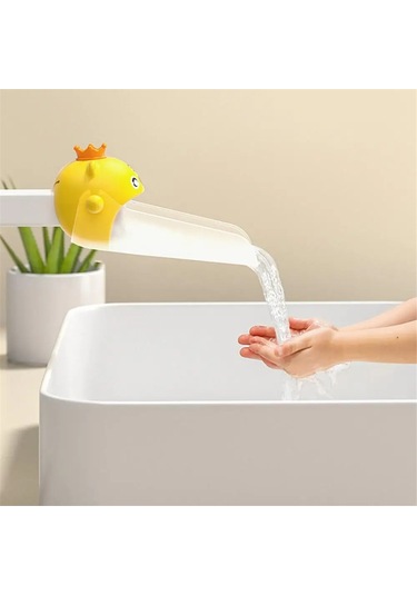 Xurunkeji Karikatür Hayvanlar Musluk Genişleticisi Çocuklar İçin El Yıkama Banyo Lavabo Aksesuarları Mutfak Bebek Yıkama İçin Uygun Yeşil