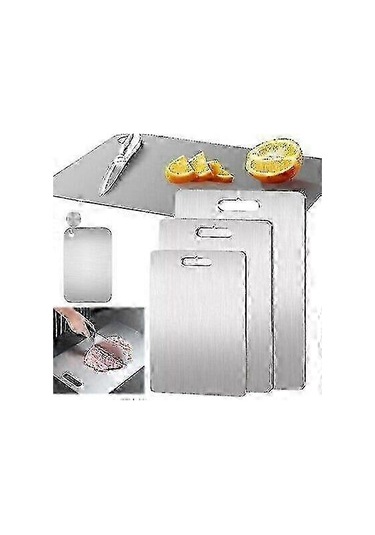 Titanyum Kesme Tahtası Çift Taraflı Titanyum Mutfak Doğrama Tahtası P20211224271 A Diğer