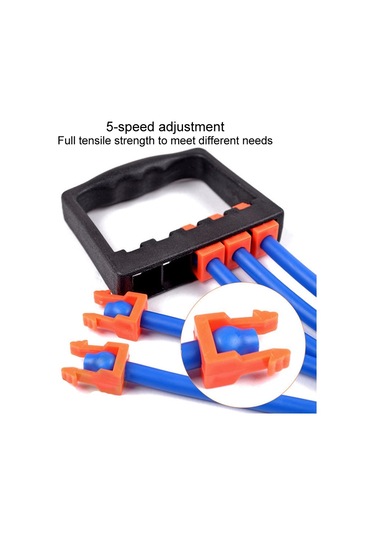 Sones 5 Direnç Tüpü Göğüs Genişletici Göğüs Egzersizi Çekici Kol Güçlendirme Eğitmeni Çıkarılabilir Çekme Halatı Fitness Ekipmanı Kırmızı