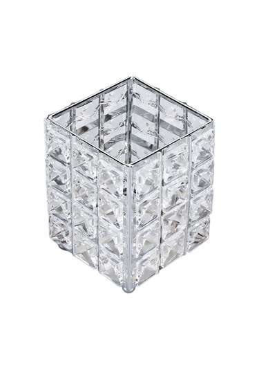 Springsun Gümüş Metal Ve Kristal Dekoratif Saklama Kutusu - Ev Dekorasyonu, Mükemmel Hediye, Küçük Alet Ve Mücevher Saklama Kabı Perliten Yumuşak Paketleme Çok Renkli