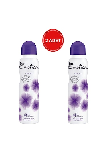 Emotion Violet Kadın Sprey Deodorant 150 ML x 2