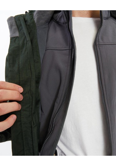 Mapamyumco 3in1 Erkek Mont - Yeşil