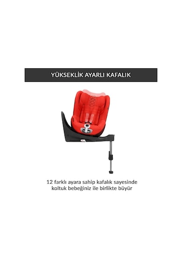 Cybex Sirona Zi Isize Plus (Soho Grey) 360 Derece Dönen Adac Ödüllü Isofix Bebek Oto Koltuğu 0-18 Kg