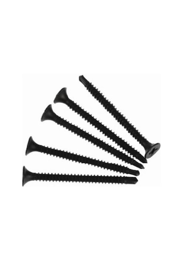 Akdeniz Alçıpan Vidası Matkap Uç 3,5x55 Siyah 5 Paket 2500 Adet