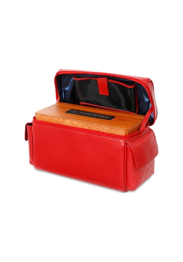 Gentili Emilio Kırmızı Deri, İspanyol Sediri Humidor 373029