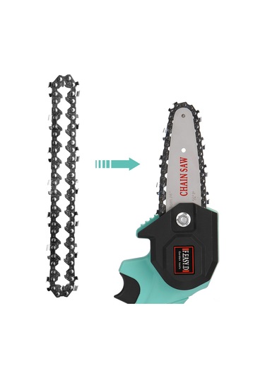 Konesam 65 Mn Çelik Mini 4 İnç Elektrik Zincir Testere Değişim Zinciri - Uyumlu Modeller: E14228, E14227, E14226, E14162, E14157